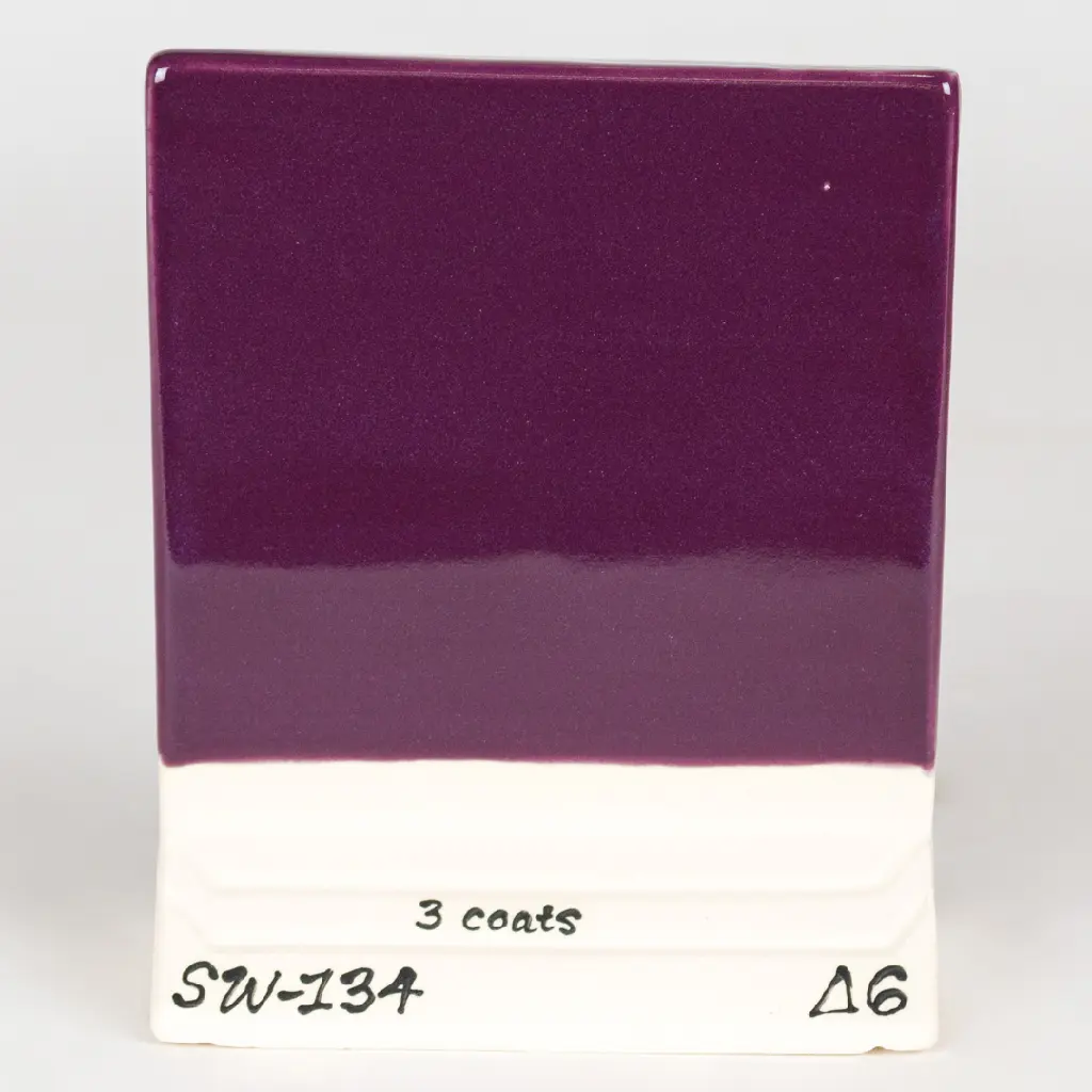 Eggplant 3 Coats, Cone 6
