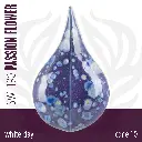 Passion Flower White Clay, Cone 10
