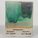 Satin Patina Under SW-401 Light Flux (left) and SW-402 Dark Flux (right), Cone 10