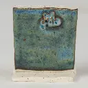 Stoned Denim on Speckled White Clay, Cone 6
