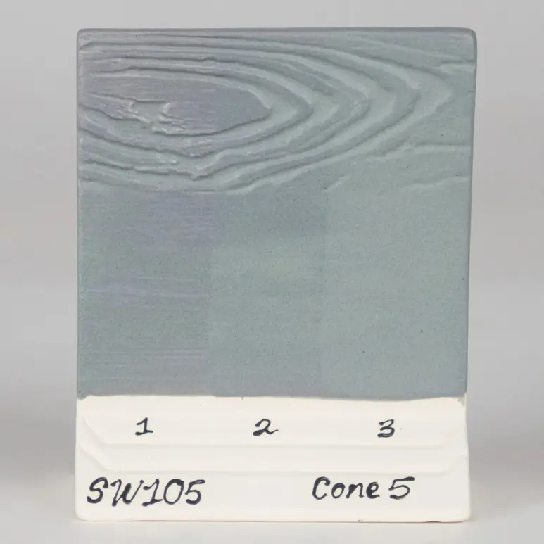 Frost Blue, 1, 2 , 3 Coats, Cone 5