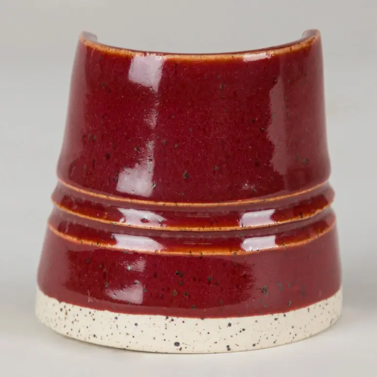 Cinnabar Speckled White