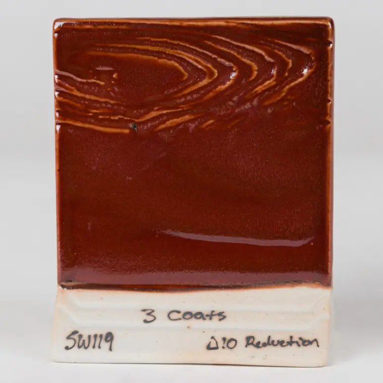 Cinnabar 3 Coats, Cone 10